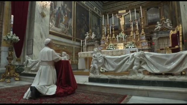 Leone XIV a Genazzano accolto da applausi e Viva il Papa ,