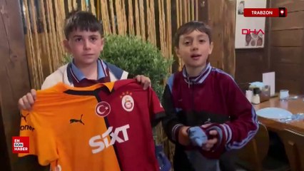 Osimhen’in formasını alan Trabzonsporlu çocuktan formayı bir koleksiyoner aldı