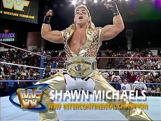 WWF superstar Shawn Michaels dance in the ring