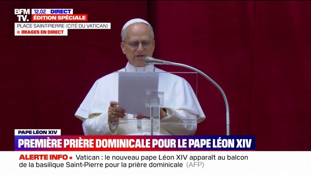 Le pape Léon XIV remercie tous les pèlerins dans sa première adresse dominicale