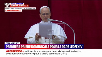Le pape Léon XIV remercie "tous les pèlerins" dans sa première adresse dominicale