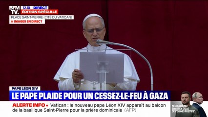 "Jamais plus la guerre": le Pape Léon XIV appelle à la paix en Ukraine, à Gaza et en Inde