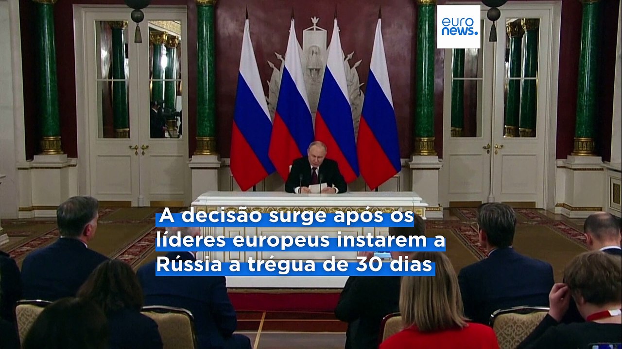 Putin propõe "conversações diretas" com a Ucrânia a 15 de maio, em Istambul
