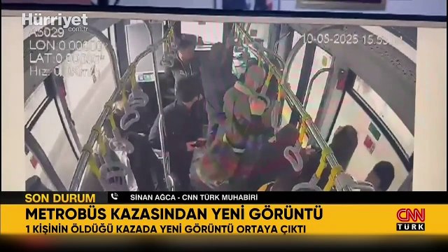 Metrobüs kazasının yeni görüntüsü ortaya çıktı