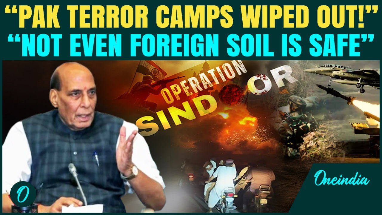 Rajnath Singh on Operation Sindoor | ‘Pak’s anti-India terror organisations brought to justice’