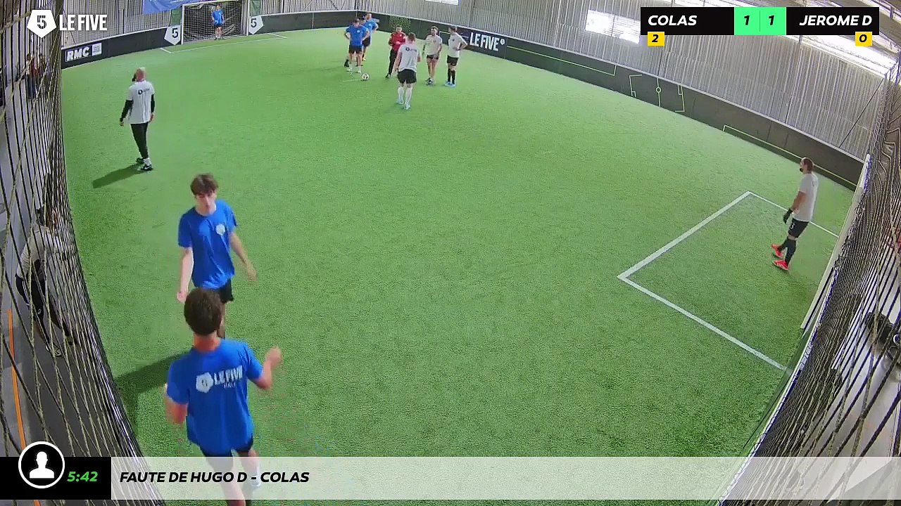 Faute de Hugo D - Colas