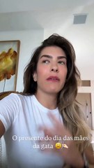 Filha de Lore Improta se machuca após queda e dançarina desabafa: “Belo presente de Dia das Mães”