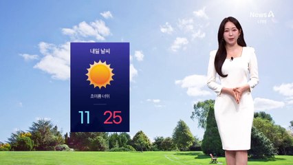 [날씨]다시 초여름 날씨…서울 25도