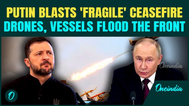 Putin Holds Press Conference: Accuses Ukraine of Violating All Ceasefires - 524 Drones, 45 Vessels..