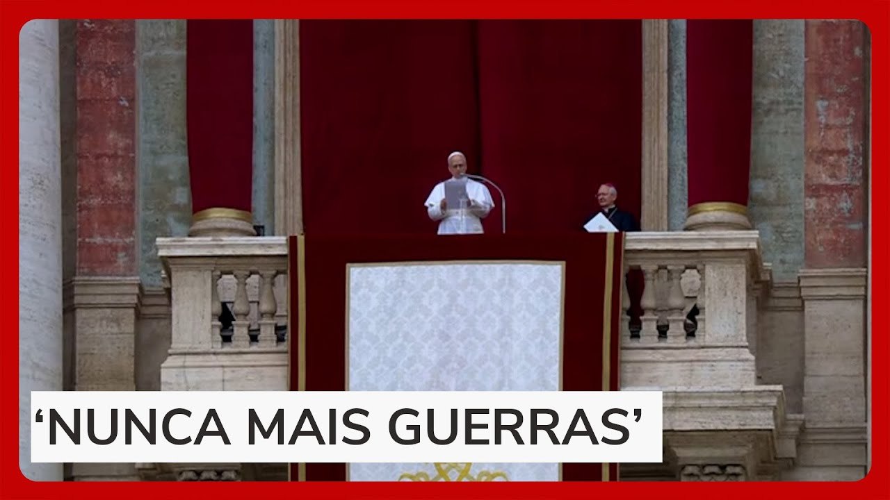 Leão XIV pede cessar-fogo imediato em conflitos em 1ª oração