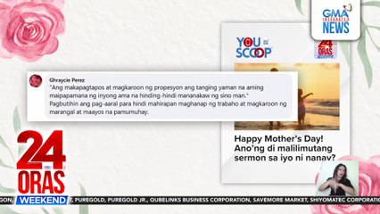 Mga paboritong pangaral at recipe ni nanay, ibinahagi ng ilang celebrity at netizen | 24 Oras Weekend