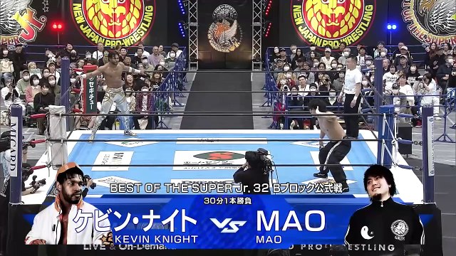 MAO vs Kevin Knight - Best Of The Super Junior 32 Block B Match: NJPW Best Of The Super Junior 32 Day 2 (5/11/2025)