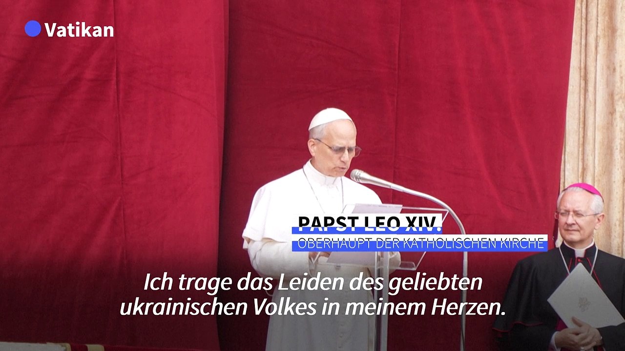 Ukraine: Papst fordert 'wahren, gerechten und dauerhaften Frieden'