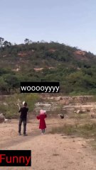 unique way of raising animals#animals#women#girls