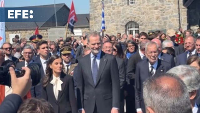 Los reyes de España asisten a la conmemoración del 80 aniversario de la liberación de Mauthausen