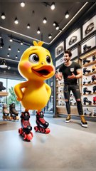 When a Duck Goes Shopping… for Skates! 🤖🦆