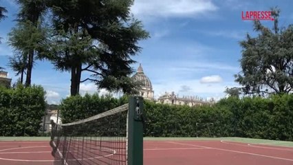 San Pietro, il campo da tennis dove giocava Prevost da cardinale