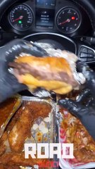 Follow for more ASMR videos🌮🍟 Credits: @roadmunch #mukbang #asmr #fastfood #asmreating