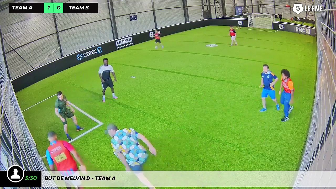 But de Melvin D - Team A