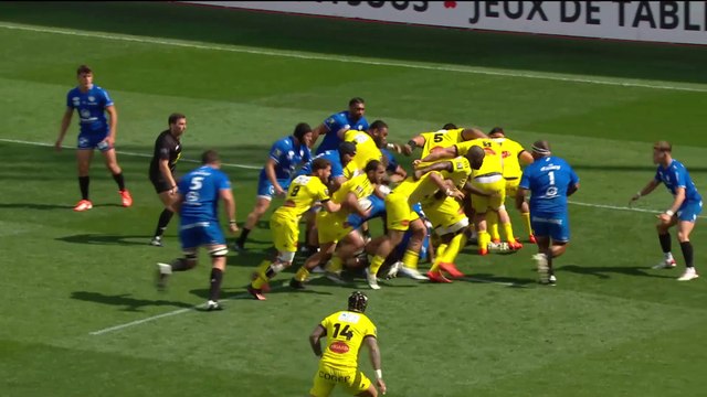TOP 14 - Essai de Paul BOUDEHENT (SR) - RC Vannes - Stade Rochelais