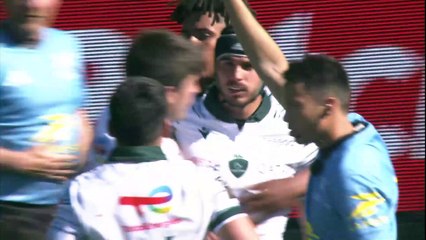 TOP 14 - Essai de Théo ATTISSOGBE (SP) - LOU Rugby - Section Paloise