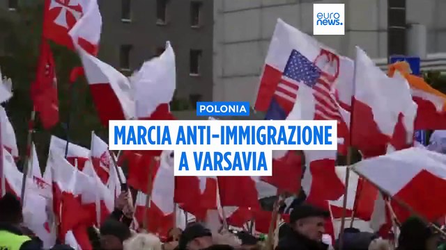 Polonia, nazionalisti marciano a Varsavia contro l'immigrazione a una settimana dalle presidenziali