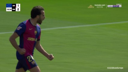 La Liga : Eric Garcia réduit l'écart sur corner pour le Barça