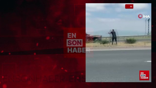 Manisa'da ters yöne giren traktör sürücüsü kazaya davetiye çıkardı