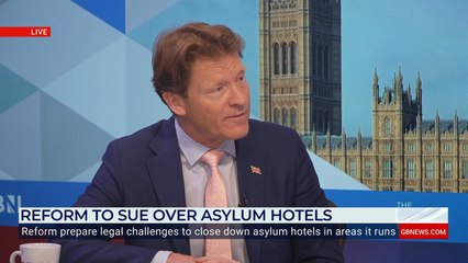 Reform will use 'every possible legal lever' to close migrant hotels, Tice claims