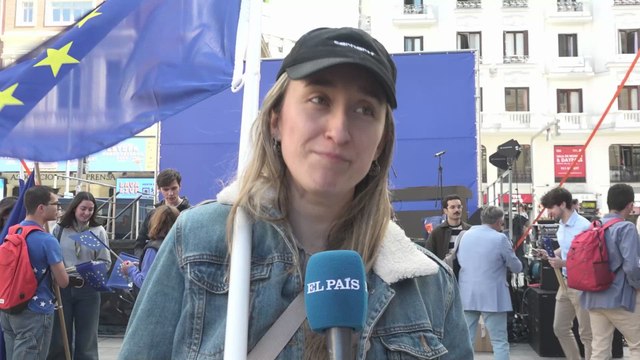 Ciudadanos, políticos e intelectuales defienden el proyecto europeo en Madrid