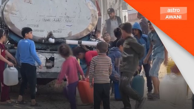 Penduduk Gaza sukar dapat bekalan air, terpaksa minum air masin