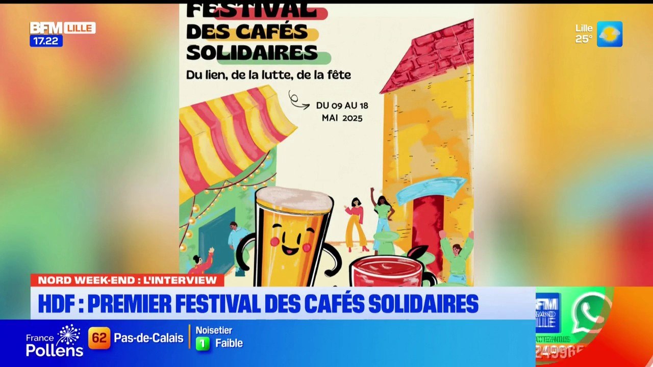 Hauts-de-France: le premier festival des Cafés Solidaires lancé pour "créer du lien social"