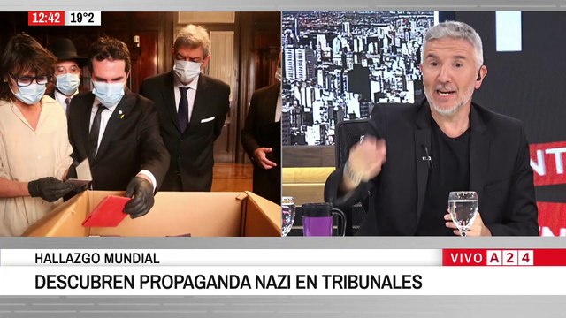 Hallazgo mundial: descubrieron cajas nazis en el archivo de la Corte Suprema de Justicia