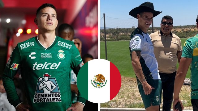 James Rodríguez presume su lado más mexicano con todo y sombrero previo a enfrentar a Cruz Azul