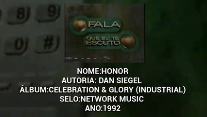 Trilha Sonora De Abertura Do Programa "Fala Que Eu Te Escuto" Da (Rede Record) 2000
