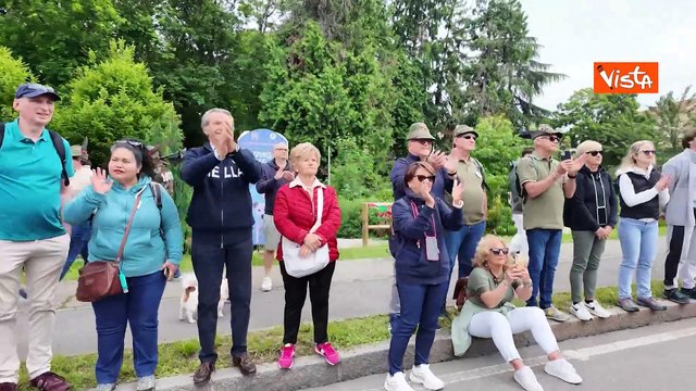Il Ministro della Difesa Guido Crosetto a Biella per assistere all'Adunata degli Alpini