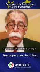 Ruotolo -  Se muore la Palestina, muore l’umanità. (11.05.25)
