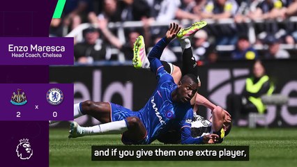 Maresca suggests Newcastle crowd influenced referee after 10-man Chelsea slump to defeat