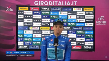 Cycling - Giro d'Italia 2025 - Lorenzo Fortunato : "The Maglia Azzurra is an objective"