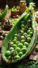 Little people and veges