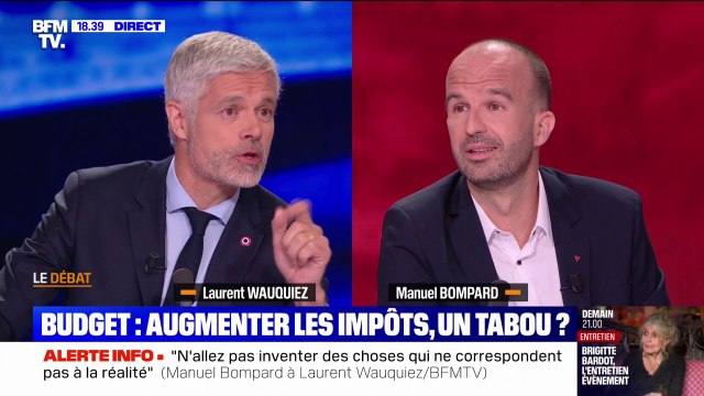 Impôt pour les plus riches, quotient conjugual... Manuel Bompard (LFI) et Laurent Wauqiez (LR) affichent leurs différences sur le budget