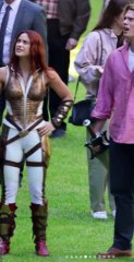 He-Man - Fotos do set mostram Camila Mendes como Teela e Adam com espada #he-man