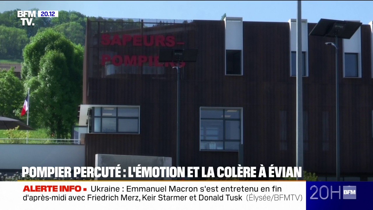 Pompier percuté après un rodéo urbain: au lendemain du drame, la ville d'Évian-les-Bains est sous le choc