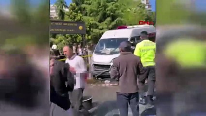 Kağıthane'de servis aracı yayaların arasına daldı! 1 ölü 4 yaralı