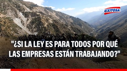 Pataz: Denuncian que grandes empresas siguen operando pese a suspensión de actividad minera