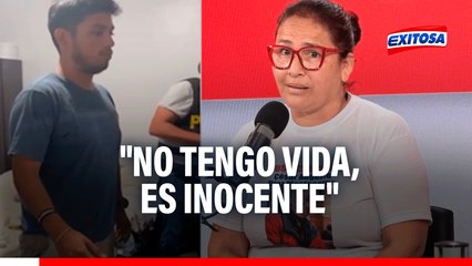 El DESGARRADOR pedido de justicia de una madre para su hijo detenido: "No tengo vida, es inocente"