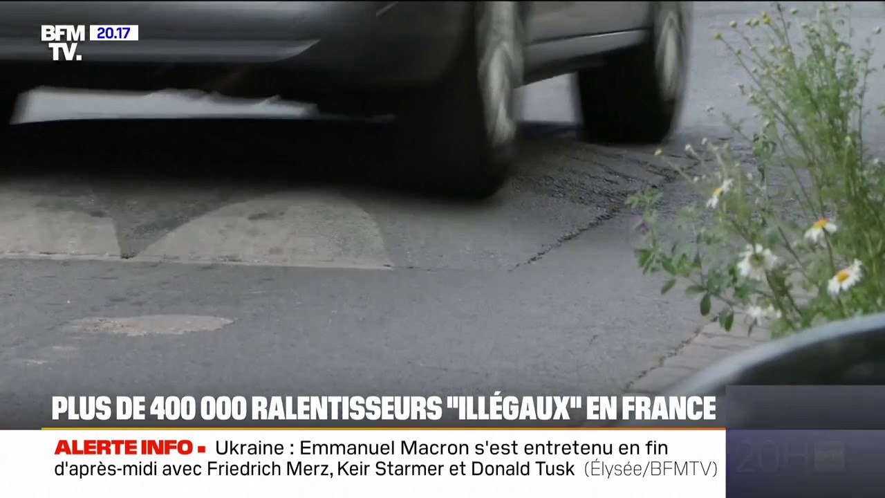 En France, plus de 400.000 ralentisseurs seraient "illégaux"