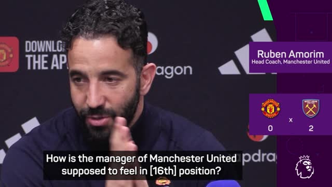 Amorim 'embarrassed' by United's season