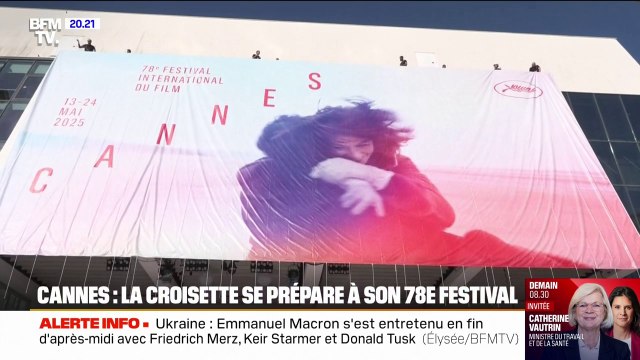 Cannes: la croisette se prépare à son 78e festival