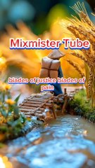 Miniature Workers Harvest Parts from a Towering Gundam 🤖